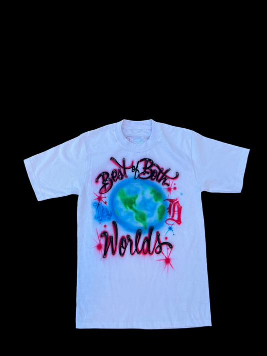 Best of Both Worlds Airbrushed Tee
