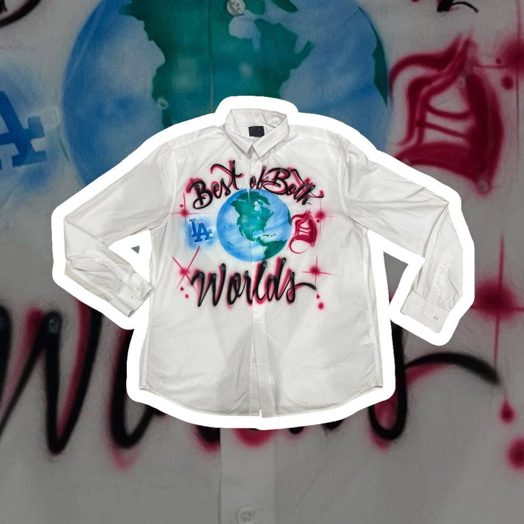 1/1 Upcycled Button-Up