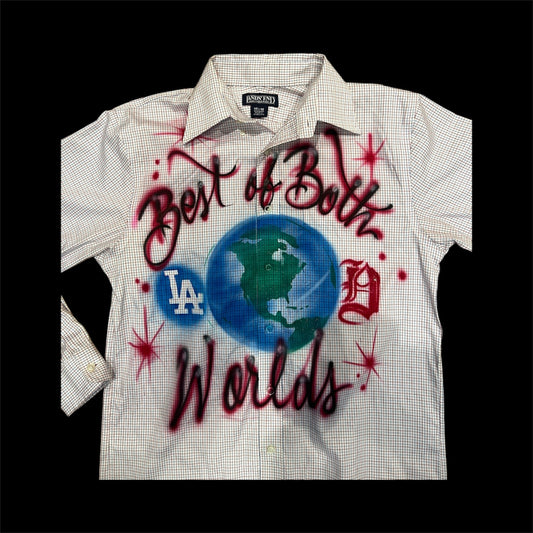 1/1 Upcycled Button-Up